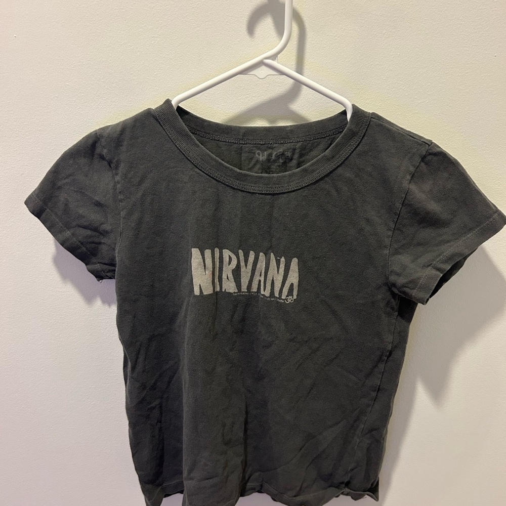 Brandy Melville Y2K Nirvana Graphic Tee